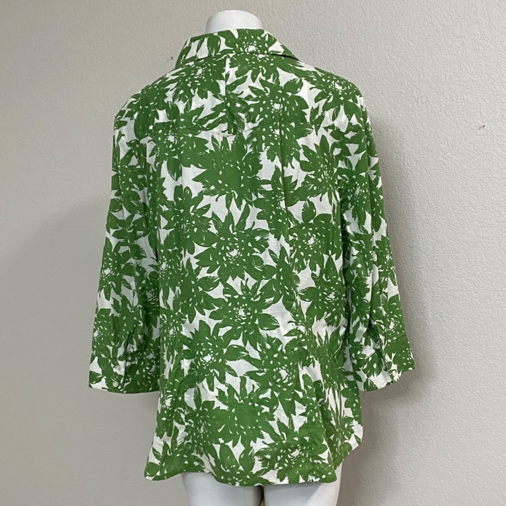 Jones New York Sport Woman Cotton Shirt Size 1X - Picture 4 of 6